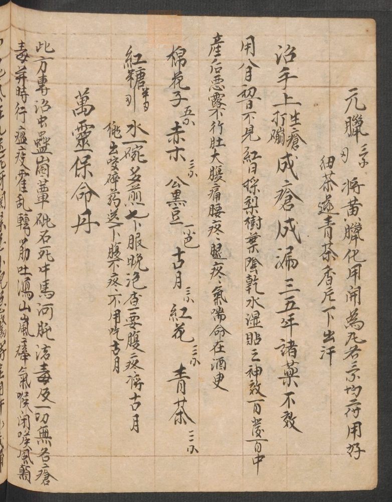 丹字药方本(第122页)