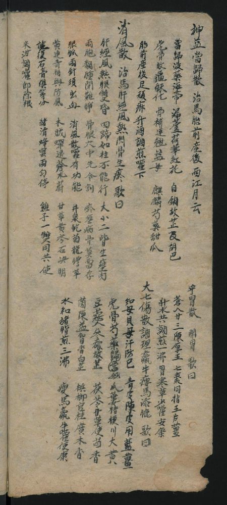 骡马驴各样药方(第14页)